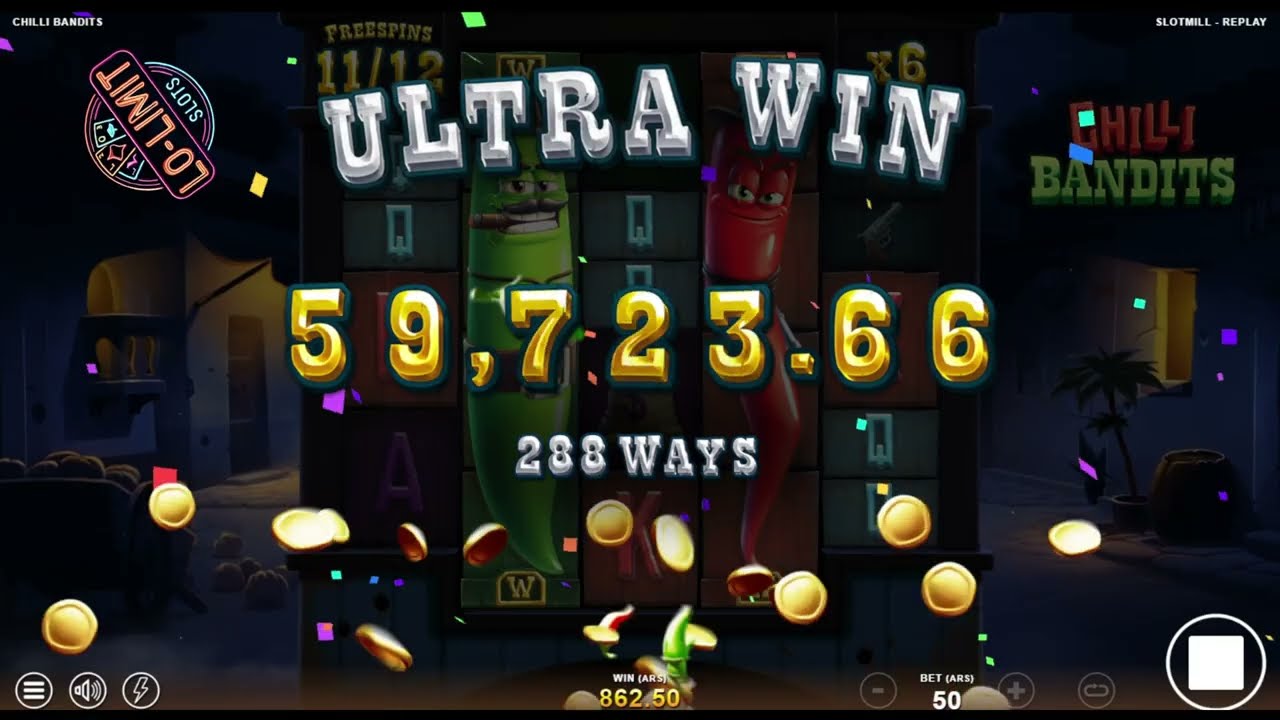 Chilli Bandits Gambling for the Bonus Pays 1591x - Slotmill Online Slots