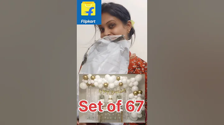 Birthday decoration kit from flipkart from flipkart #birthday #flipkart #birthdaydecoration
