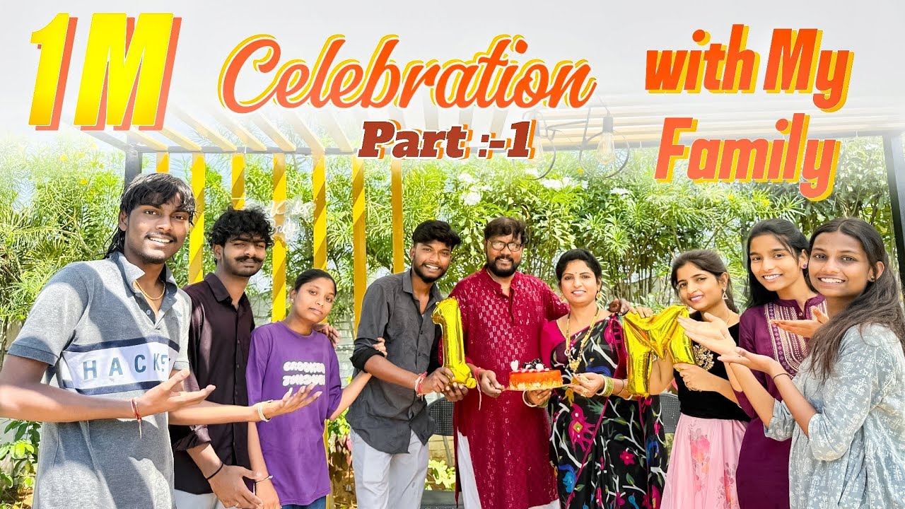 1 Million Subscribers 🥳🙏🥹| Celebration Full Video | U Turns Creations #vlog #viralvideo #1million