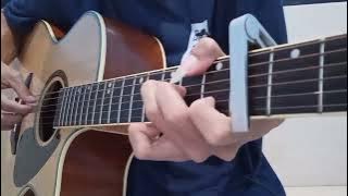 Fingerstyle Gitar Lagi Syantik‼️100 subs Tutorial