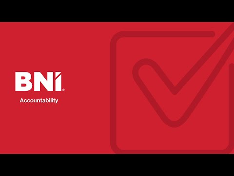 BNI® Core Values: Accountability (Video 7)