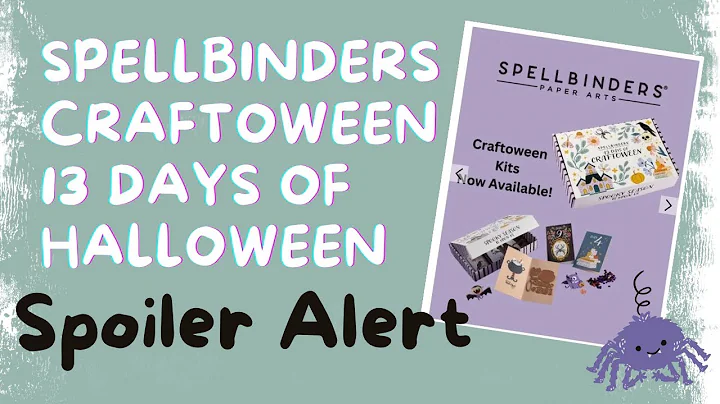 MUST SEE..Spellbinders New 13 Days Of craftoween @Oakwooddirect #halloween @spellbinders 