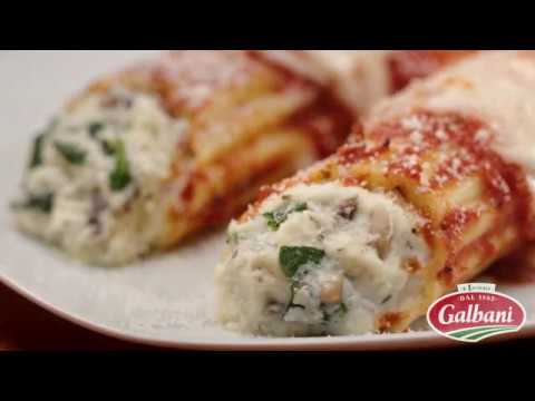 Spinach And Mushroom Manicotti You