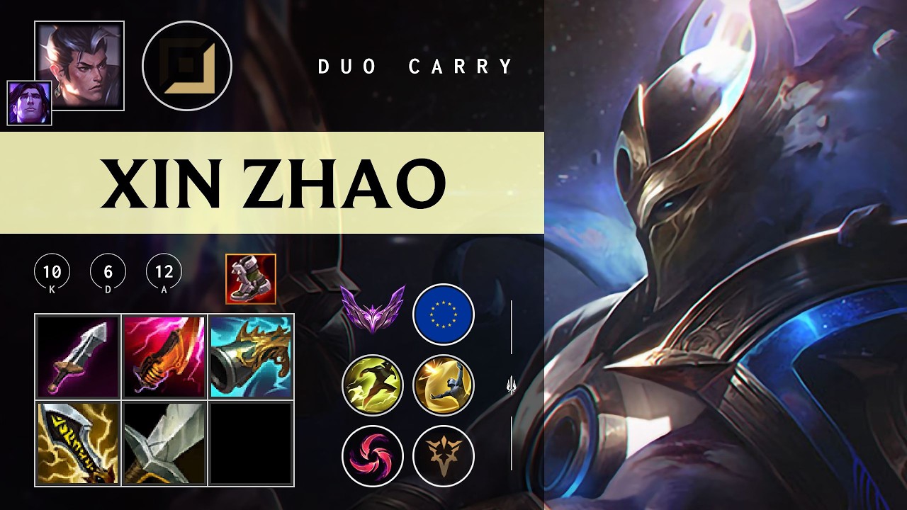 Xin Zhao Carry vs Samira - EUW Master Patch 26.03
