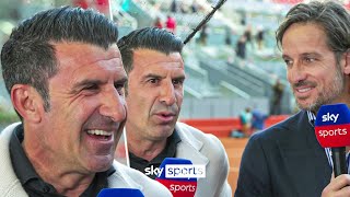 Luis Figo's WITTY answer on why he plays Padel instead of Tennis 😂