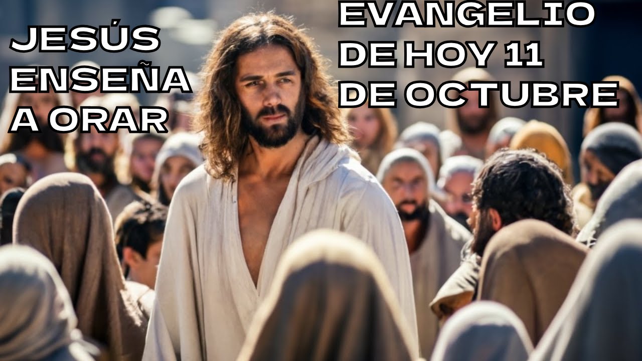 El Evangelio de hoy 11 de octubre (Jesus enseña a orar) YouTube