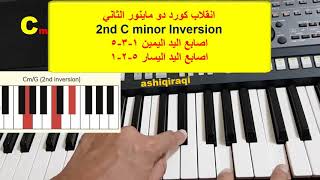الدرس الثاني :  كورد دو ماينور - C minor chord