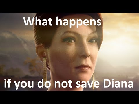 What happens if you do not save Diana in Hitman 3