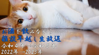 お酒を飲みながら……雑談年越し生放送（令和4年→5年/2022年→2023年）【白犀ラジオ】