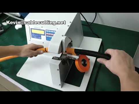 Automatic Electric Wiring Harness Braiding Machine Pvc Cable Pulling Harness Armature Wrap Tape Wind