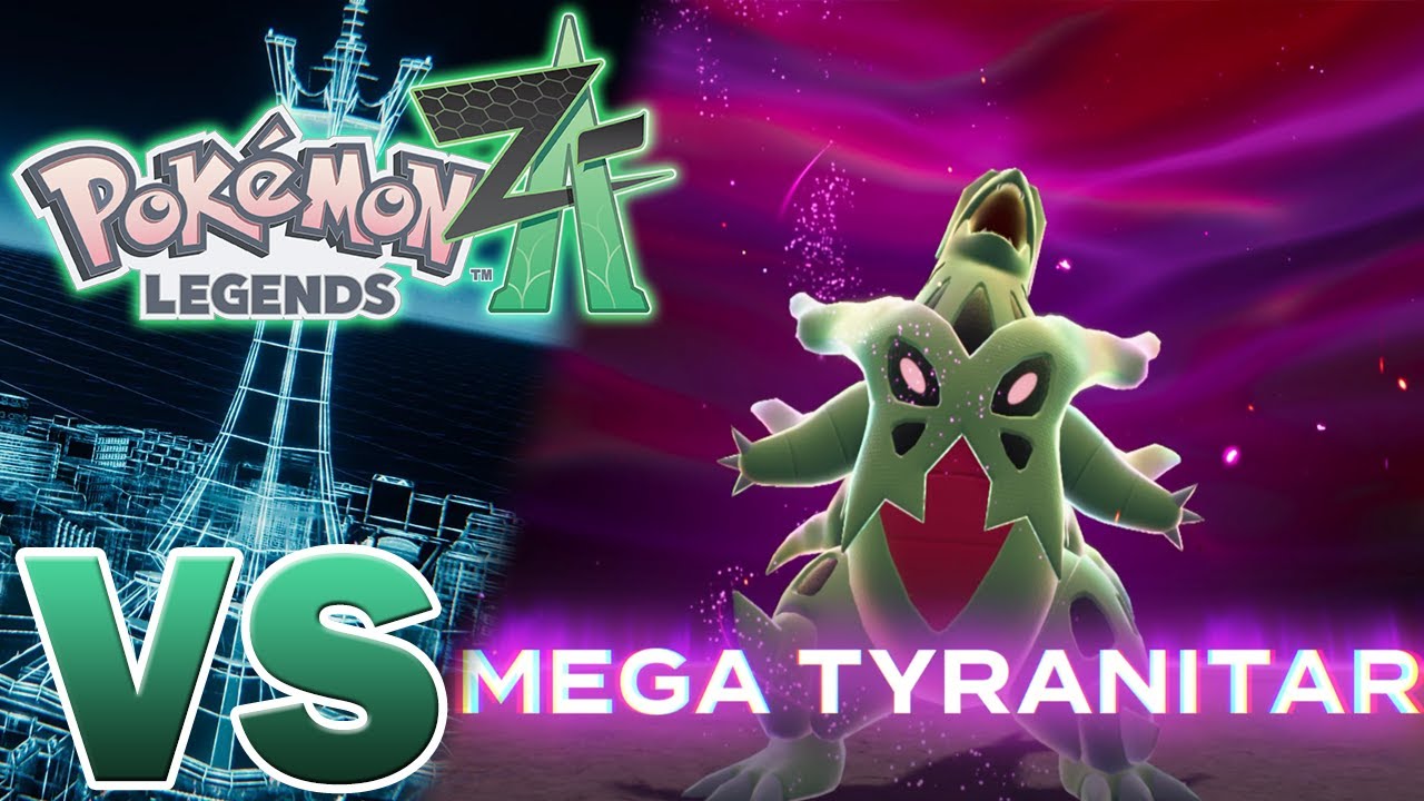 Pokemon Legends ZA - VS Rogue Mega Tyranitar!