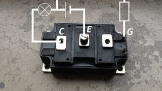 Testing IGBT brick | Test tranzystora IGBT