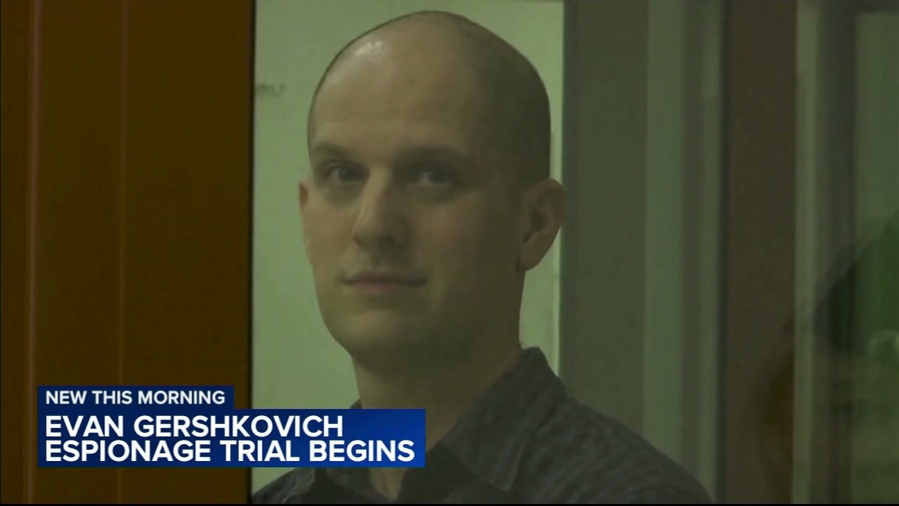 Evan Gershkovich Russian espionage trial begins