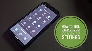 Android: How To Edit, Organize & Use Quick Settings & Access Phone Settings Tutorial! screenshot 5