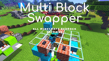 Multi-Block Swapper | Minecraft Bedrock Edition | PC, PE, Xbox, Switch, etc. | - In Search Of Fame