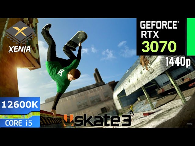 Skate 3  RPCS3 Vs Xenia Canary - GTX 1660 / i5 8600 