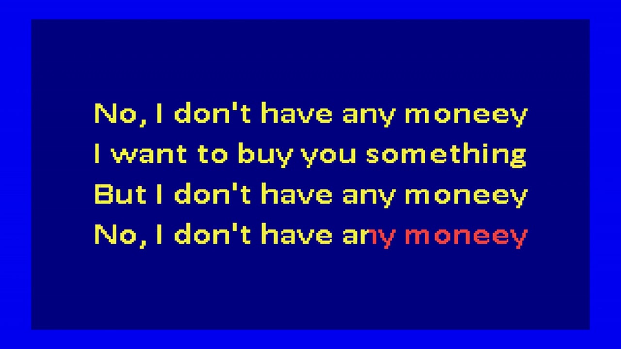 Drums  - Money (karaoke)