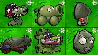 PVZ 1 Hybrid 3.18 Challenge - All Plant Zombies Hybrid Vs Zomboni Gatling Gargantuar - Who Will Win