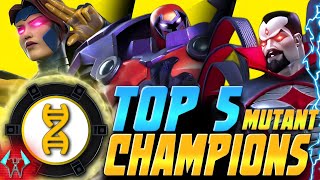 Top 5 MUTANT Champions in Marvel Contest of Champions (2025) | Best Mutants You MUST Rank Up!