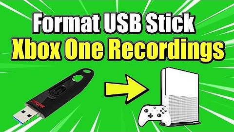 HOW to format USB flash drive as NTFS for xbox one recording / DVR best method