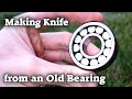 Making a Knife from an Old Bearing and Epoxy