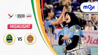 Jawa Barat vs DI Yogyakarta 2-3 | Highlight Kualifikasi PON XXI-2024 Putri | Moji
