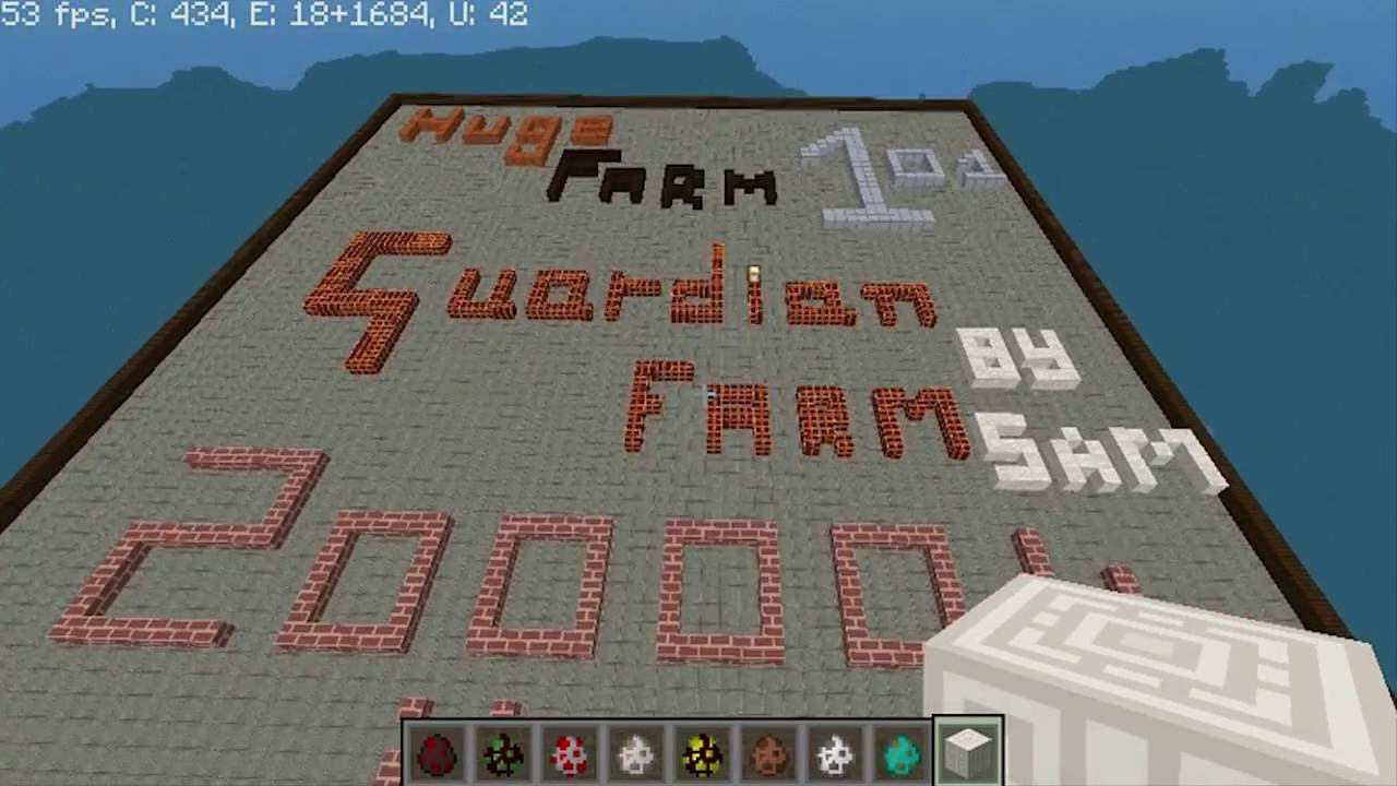 Biggest Guardian Farm | 20000 items/hr | Minecraft 1.10.2