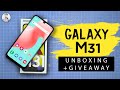 Samsung Galaxy M31 - Unboxing &amp; Giveaway (64MP Quad Cam | 6000 mAh | 15k)