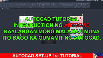 PAANO MATUTUNAN ANG AUTOCAD STEP BY STEP!