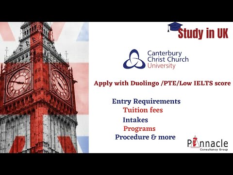 Study in UK ||  All information about Canterbury Christ Church University || Pinnacle consultancy