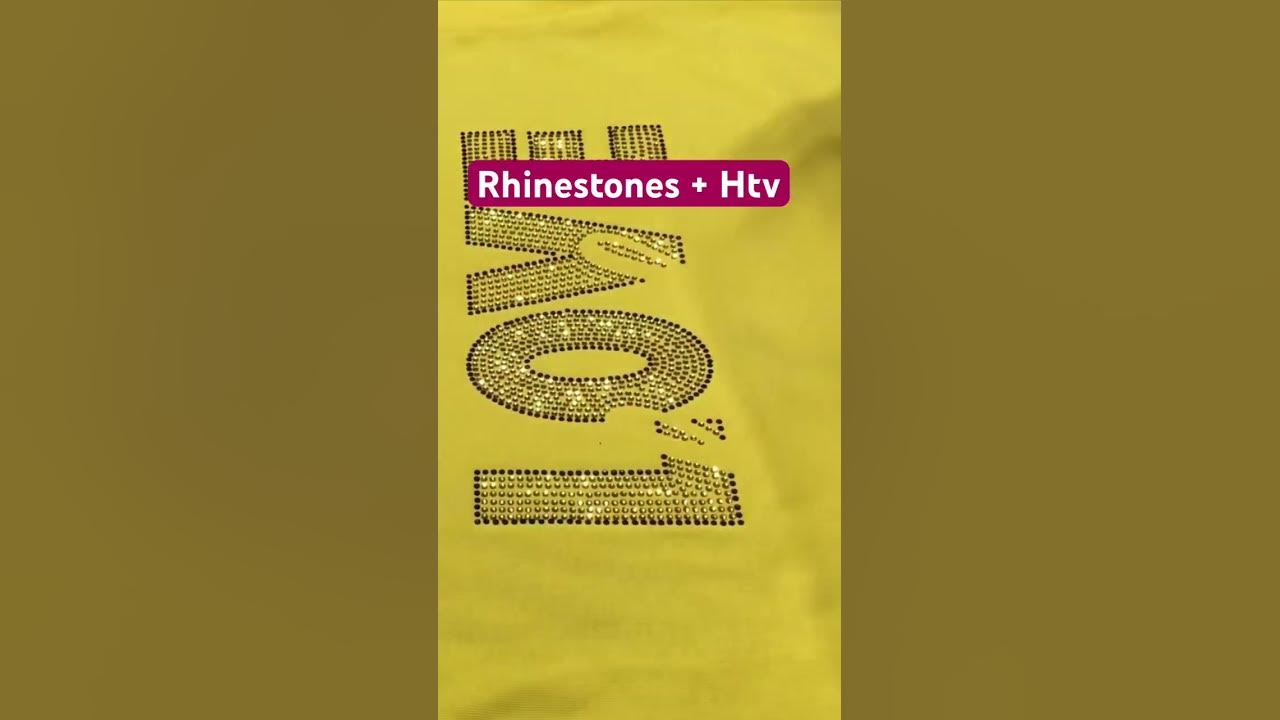 how-to-heat-transfer-vinyl-with-rhinestone-youtube