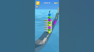 Stack Rider Game | #level45 | Satisfying Gameplay Walk-through #shorts #gaming #stackrider