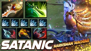 Satanic Drow Ranger Marksman Machine - Dota 2 Pro Gameplay [Watch & Learn]