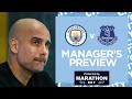 PEP'S PRESS CONFERENCE | City v Everton | Premier League