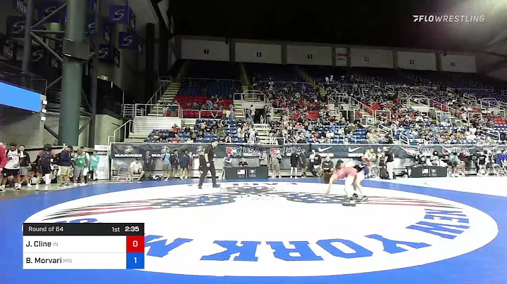 113 Lbs Round Of 64 - Joseph Cline, Indiana Vs Bra...