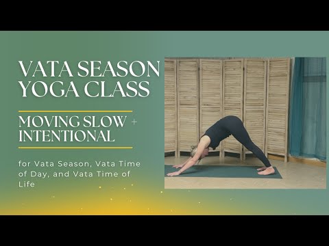 45-Minute Vata Balancing Yoga Class | Waning Moon + Slow Intentional Practice