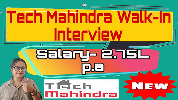 Tech Mahindra Walk-in Jobs 2023-2024 : Hiring for Freshers as Customer Support Executive