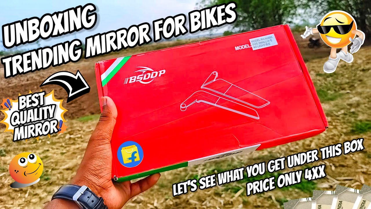 Unboxing Trending Mirror For All Bikes 🤩 | Mirror For Xtreme 125r | Full Paisa Wasool | Xtreme 125r