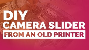 DIY Camera Slider From an Old Printer