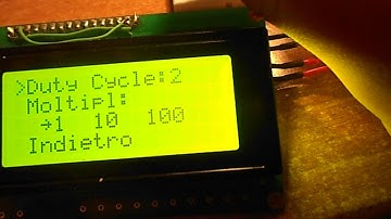 LCD Backpack - PWM menu (with rotary encoder)