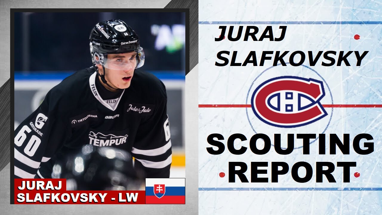 14 year old Juraj Slafkovsky at the Canadiens Hockey School