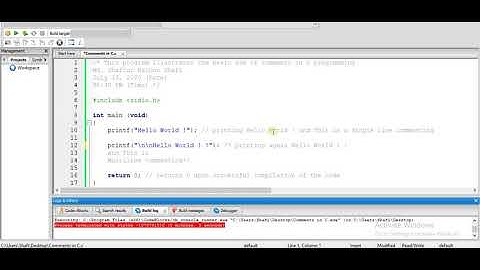 Comments in C Programming | Single-Line Comments | Multi-Line Comments | How to add Comments in C