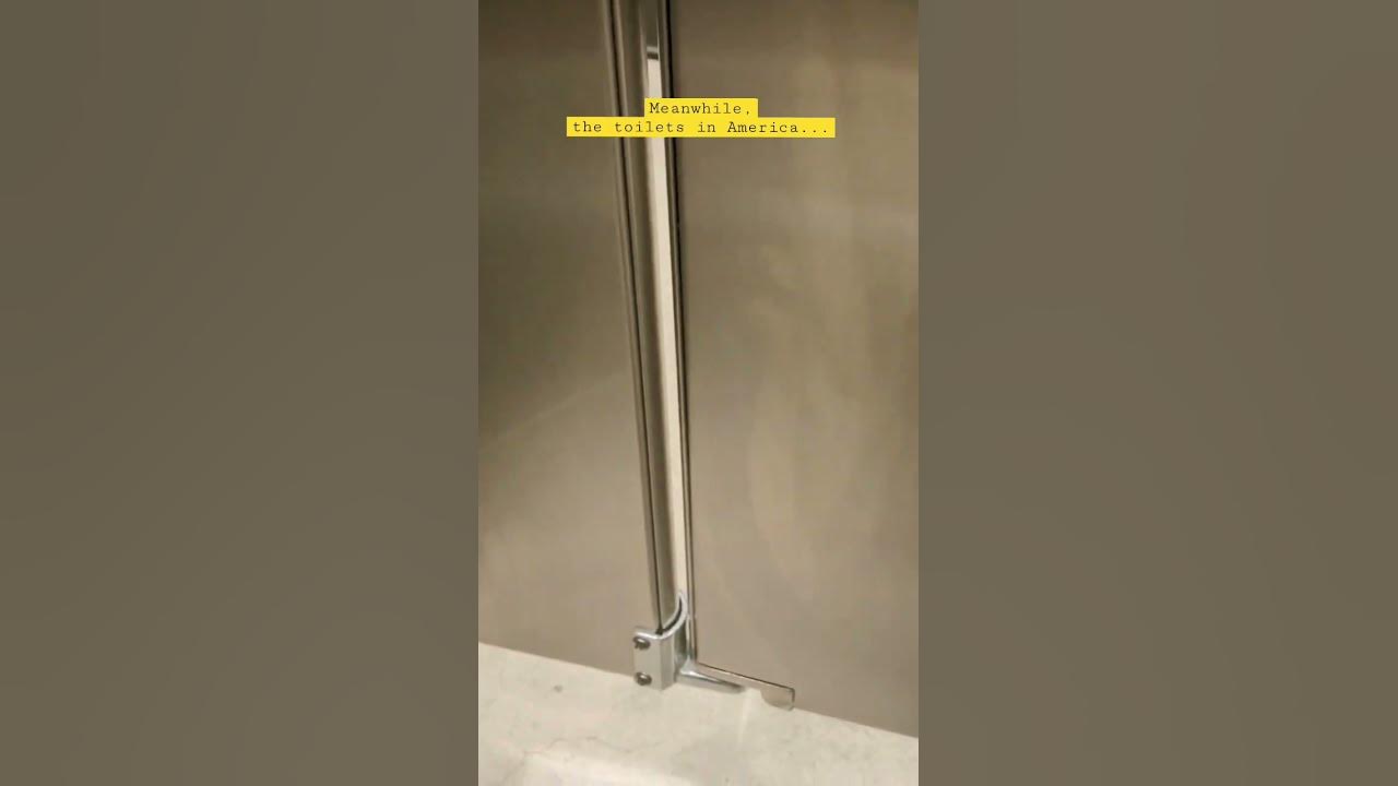 why do American toilets have gaps? YouTube