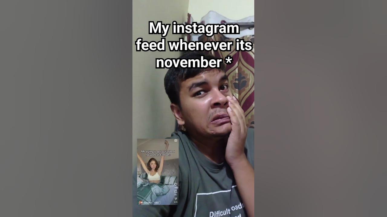 Insta feed whenever it is november no nut november girls shorts