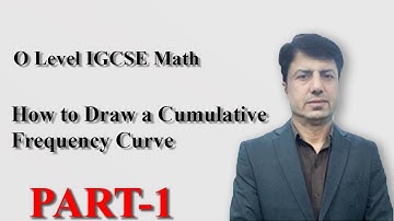 O Level IGCSE Math - Cumulative Frequency (How to make a Cumulative Frequency Curve)