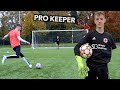 Can I Score past a Professional Amputee GOALKEEPER? (100 Shots)