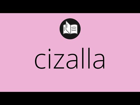 Que significa CIZALLA • cizalla SIGNIFICADO • cizalla DEFINICIÓN • Que es CIZALLA