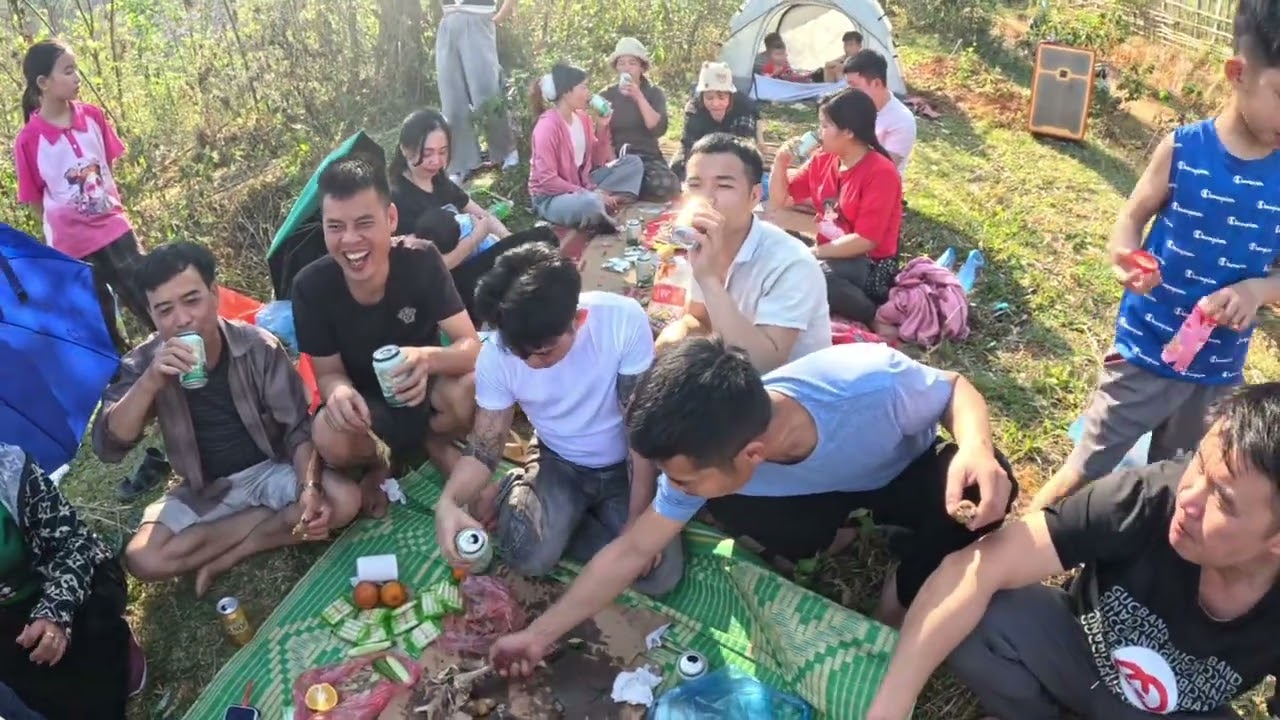 Du xuân nam￼ 2026 anh em bà con trong bản dân tộc thái trắng Tây Bắc 