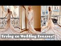 Try on Wedding Dresses with Me! | Devon Windsor