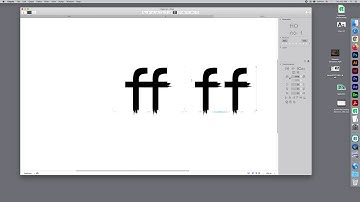 Glyphs 3 ligatures